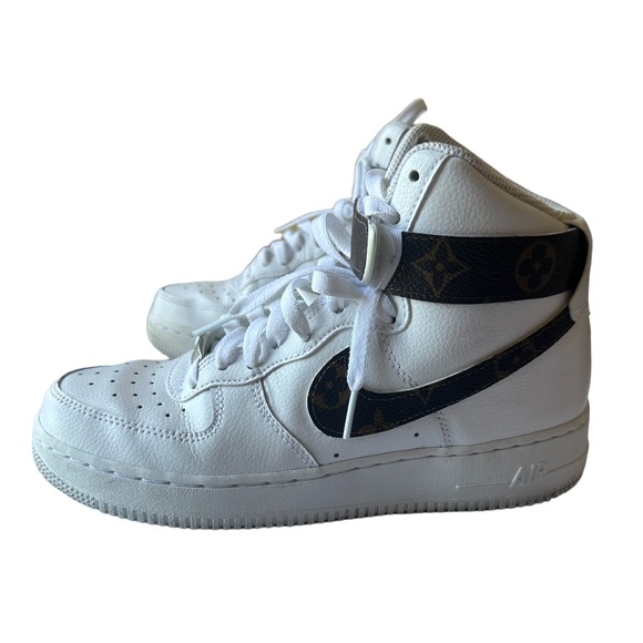 ONEtwelves Classic Brown HIGH Custom AF1 Size 7 - Picture 3 of 9